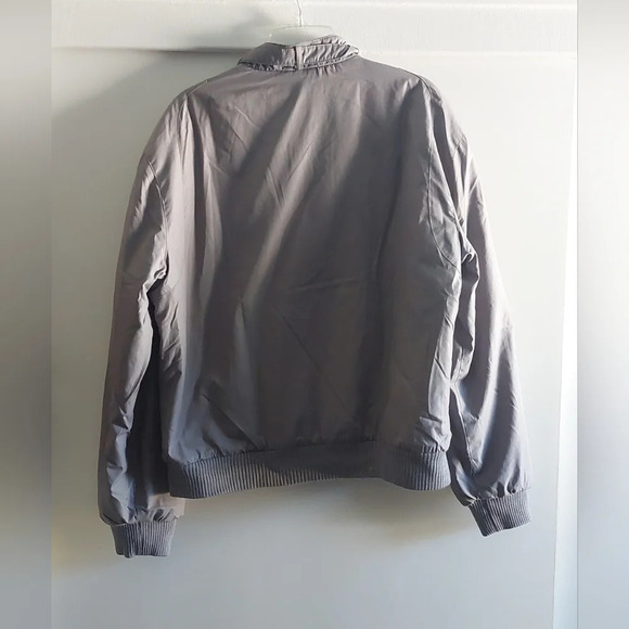 Members Only Classic Gray Bomber Zip-up Jacket Size 42 - Picture 10 of 10